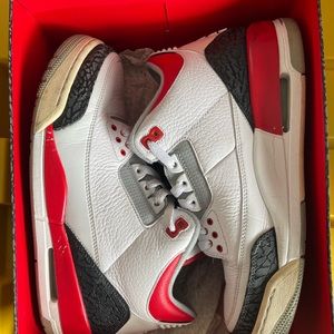 Fire red 3s